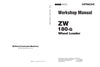 Hitachi ZW180-G Wheel Loader Complete Service Manual Download