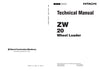 Hitachi ZW20 Wheel Loader Service Technical Manual Download