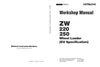 Hitachi ZW220 ZW250 Wheel Loader Service Manual Download