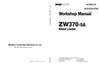 Hitachi ZW370-5A Wheel Loader Complete Service Manual Download