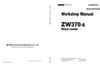 Hitachi ZW370-6 Wheel Loader Complete Service Manual Download