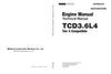Hitachi TCD3.6L4 Tier 4 Compatible Engine Technical Workshop Manual