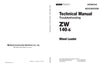Hitachi ZW140-6 Wheel Loader Service Manual Download
