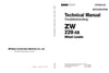 Hitachi ZW220-5B Wheel Loader Service Manual Download