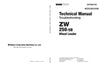 Hitachi ZW250-5B Wheel Loader Complete Service Manual Download