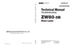 Hitachi ZW80-5B Wheel Loader Complete Service Manual Download