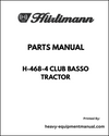 Hurlimann H-468-4 Club Basso Tractor Parts Manual - Pdf Download