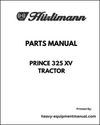 Hurlimann Prince 325 XV Tractor Parts Manual - Pdf Download