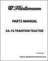 Hurlimann XA-76 Tradition Tractor Parts Manual - Pdf Download