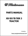 Hurlimann XB 105 TB Tier 3 Tractor Parts Manual - Pdf Download