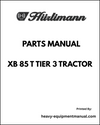 Hurlimann XB 85 T Tier 3 Tractor Parts Manual - Pdf Download