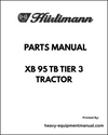 Hurlimann XB 95 TB Tier 3 Tractor Parts Manual - Pdf Download
