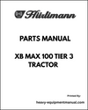 Hurlimann XB MAX 100 Tier 3 Tractor Parts Manual - Pdf Download