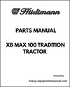 Hurlimann XB MAX 100 Tradition Tractor Parts Manual - Pdf Download