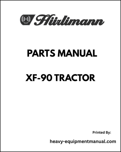 Hurlimann XF-90 Tractor Parts Manual - Pdf Download -> 3001