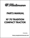 Hurlimann XF 70 Tradition Compact Tractor Parts Manual - Pdf Download