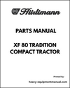 Hurlimann XF 80 Tradition Compact Tractor Parts Manual - Pdf Download