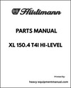 Hurlimann XL 150.4 T4I Hi-level Tractor Parts Manual - Pdf Download