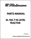 Hurlimann XL 150.7 Hi-level Tractor Parts Manual - Pdf Download