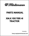 Hurlimann XM.K 100 Tier 4i Tractor Parts Manual - Pdf Download