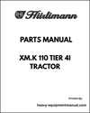 Hurlimann XM.K 110 Tier 4i Tractor Parts Manual - Pdf Download