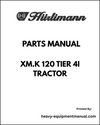 Hurlimann XM.K 120 Tier 4i Tractor Parts Manual - Pdf Download