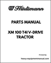Hurlimann XM 100 T4i V-drive Tractor Parts Manual - Pdf Download
