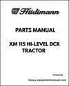 Hurlimann XM 115 Hi-level DCR Tractor Parts Manual - Pdf Download