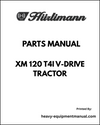 Hurlimann XM 120 T4i V-drive Tractor Parts Manual - Pdf Download