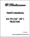 Hurlimann XS-70 (24''-28'') Tractor Parts Manual - Pdf Download