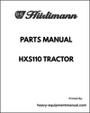 Hurlimann XS110 Tier 3 Tractor Parts Manual - Pdf Download