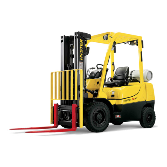 Hyster A380 (H2.0XT, H2.5XT, H3.0XT Europe) Forklift Service Repair Manual