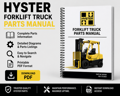 Hyster Forklift Truck Parts Manual - Download PDF