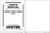 Hyster H190HD2, H210HD2, H230HD2, H230HDS2, H250HD2, H280HD2 (N007) Forklift Parts Manual