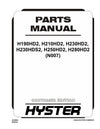 Hyster H190HD2, H210HD2, H230HD2, H230HDS2, H250HD2, H280HD2 (N007) Parts Manual PDF (2024)