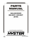 Hyster B60-80XT,C60-80XT (B199)Forklift Parts Manual PDF Download