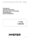 Hyster C1.8X, V40XMU (A465) Forklift Parts Manual PDF