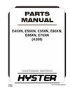 Hyster E45XN, E50XN, E55XN, E60XN, E65XN, E70XN (A268) Forklift Parts Manual PDF