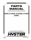Hyster E80XN, E100XN, E100XNS, E120XN (A099) Forklift Parts Manual PDF