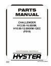 Hyster H13.00-16.00XM; H10.00-12.000XM-12EC (F019E) Europe Forklift Parts Manual PDF Download