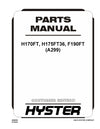 Hyster H170FT, H175FT36, F190FT (A299) Forklift Parts Manual PDF