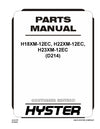 Hyster H18XM-12EC, H22XM-12EC, H23XM-12EC (D214E) Europe Forklift Parts Manual PDF Download