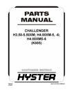 Hyster H3.50-5.50XM; H4.00XM-5, -6; H4.00XMS-6 (K005) Europe Forklift Parts Manual PDF Download