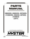 Hyster H800HDS,H900HDS,H970HDS,H1050HDS (C917) Forklift Parts Manual PDF Download