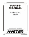 Hyster J1.60-2.00XMT EuropeS2.0FT-S3.5FT (G187) Europe Forklift Parts Manual PDF Download