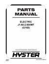 Hyster J1.60-2.00XMT (G160) Forklift Parts Manual PDF Download