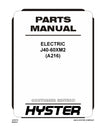 Hyster J40-60XM2; J40-65XM (A216) Forklift Parts Manual PDF