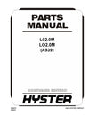 Hyster LO2.0M (A939) Forklift Parts Manual PDF