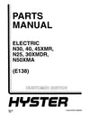 Hyster N30-50XMRXMA (E138) Forklift Parts Manual PDF Download