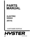Hyster N30AH (B210) Forklift Parts Manual PDF Download